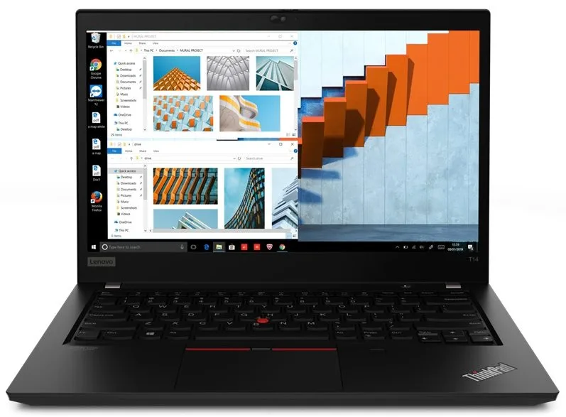 Détail du clavier ThinkPad T14
