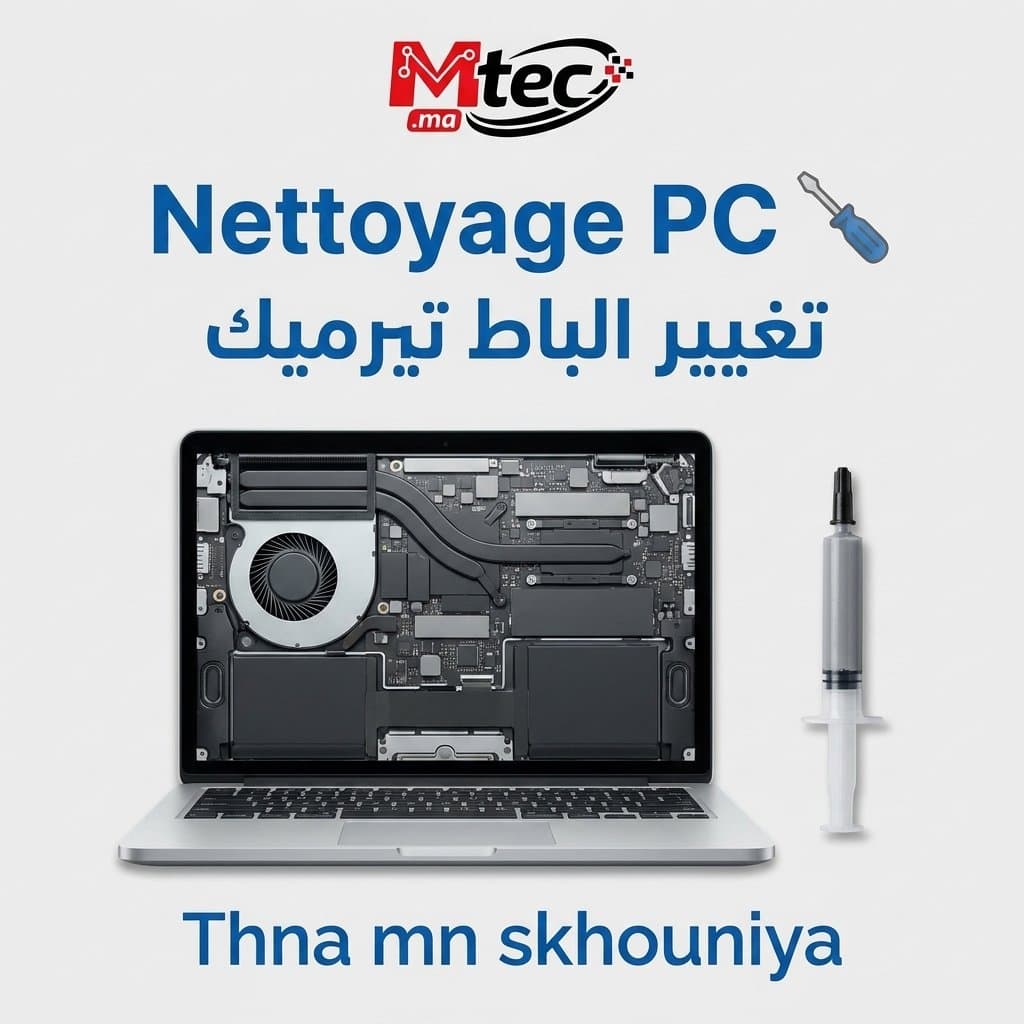 Nettoyage PC & Pâte Thermique