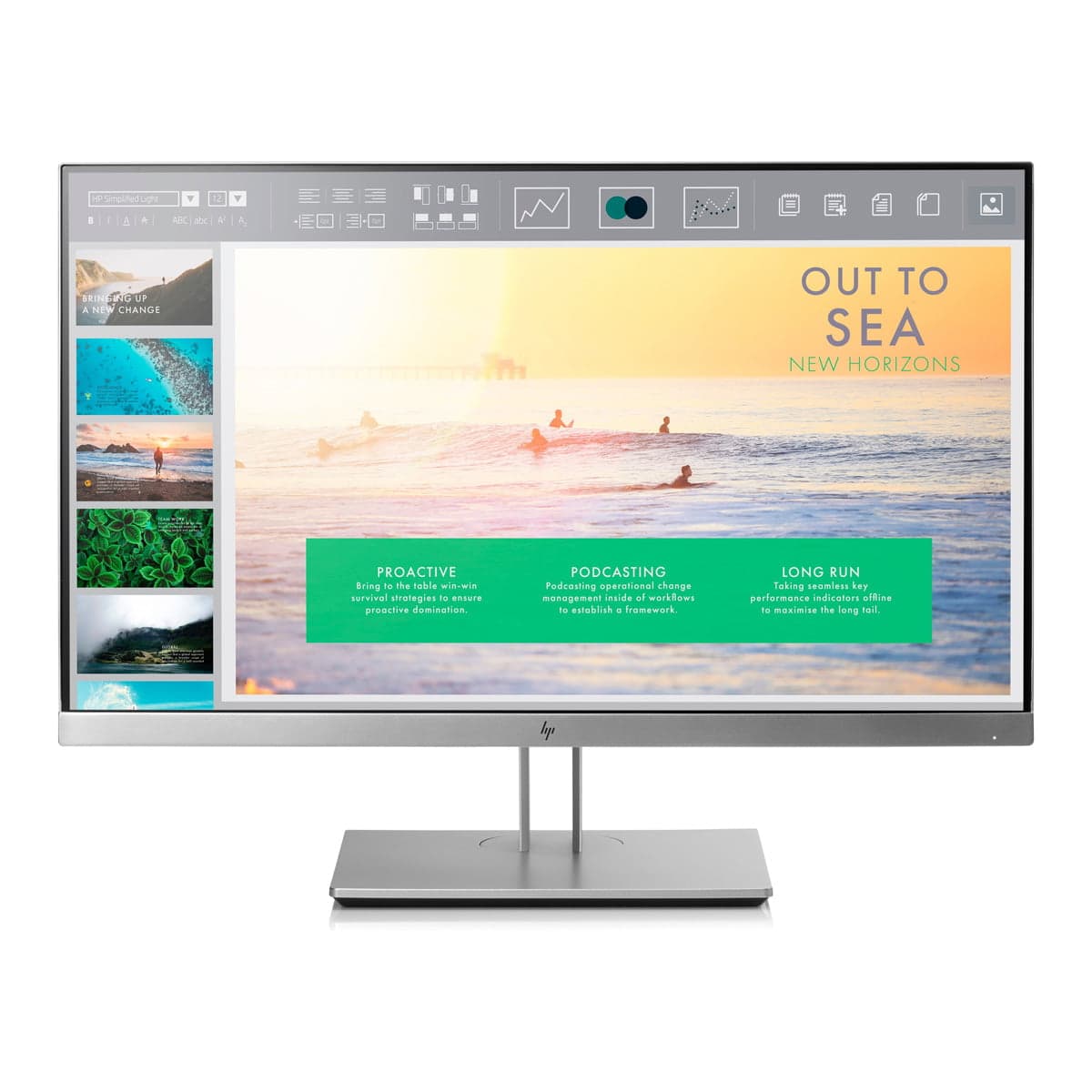 HP EliteDisplay E233 23&Prime; Fremlisse Full-HD IPS