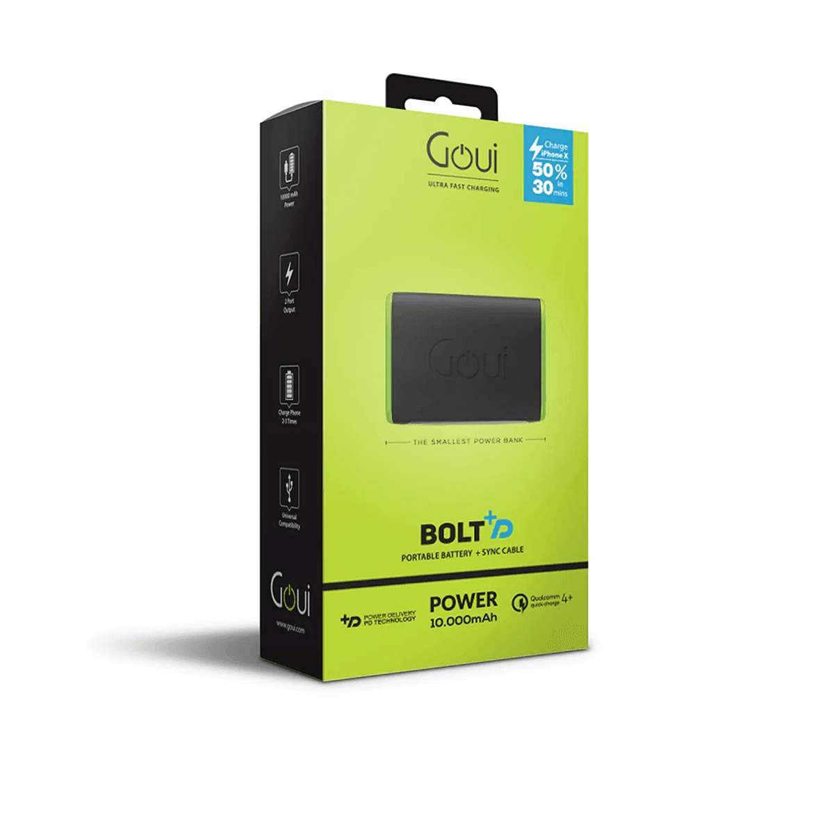 Goui - Bolt Super Mini Power Bank 10000 mAh 4