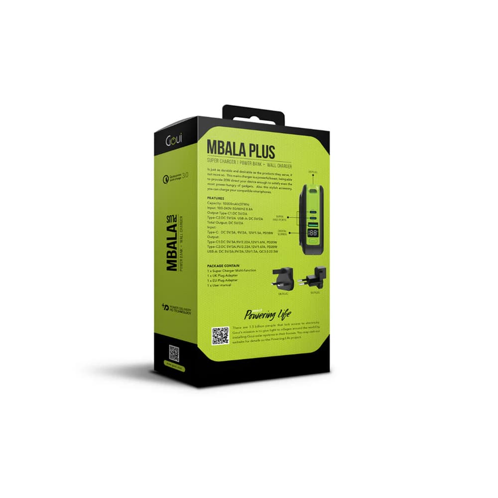 Goui Mbala Plus Power Bank 10 000mAh - 20W 4