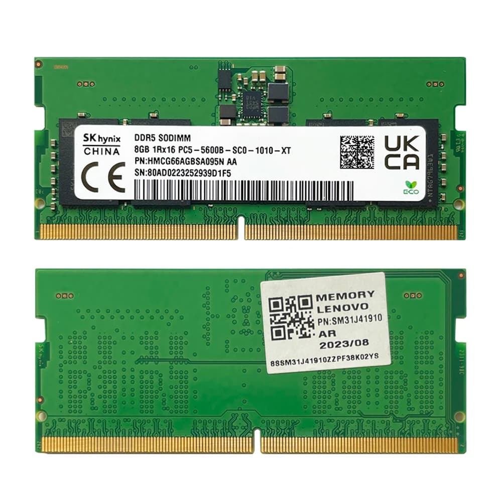 SK Hynix 8Go DDR5 SO-DIMM 5600 MHz Alternate