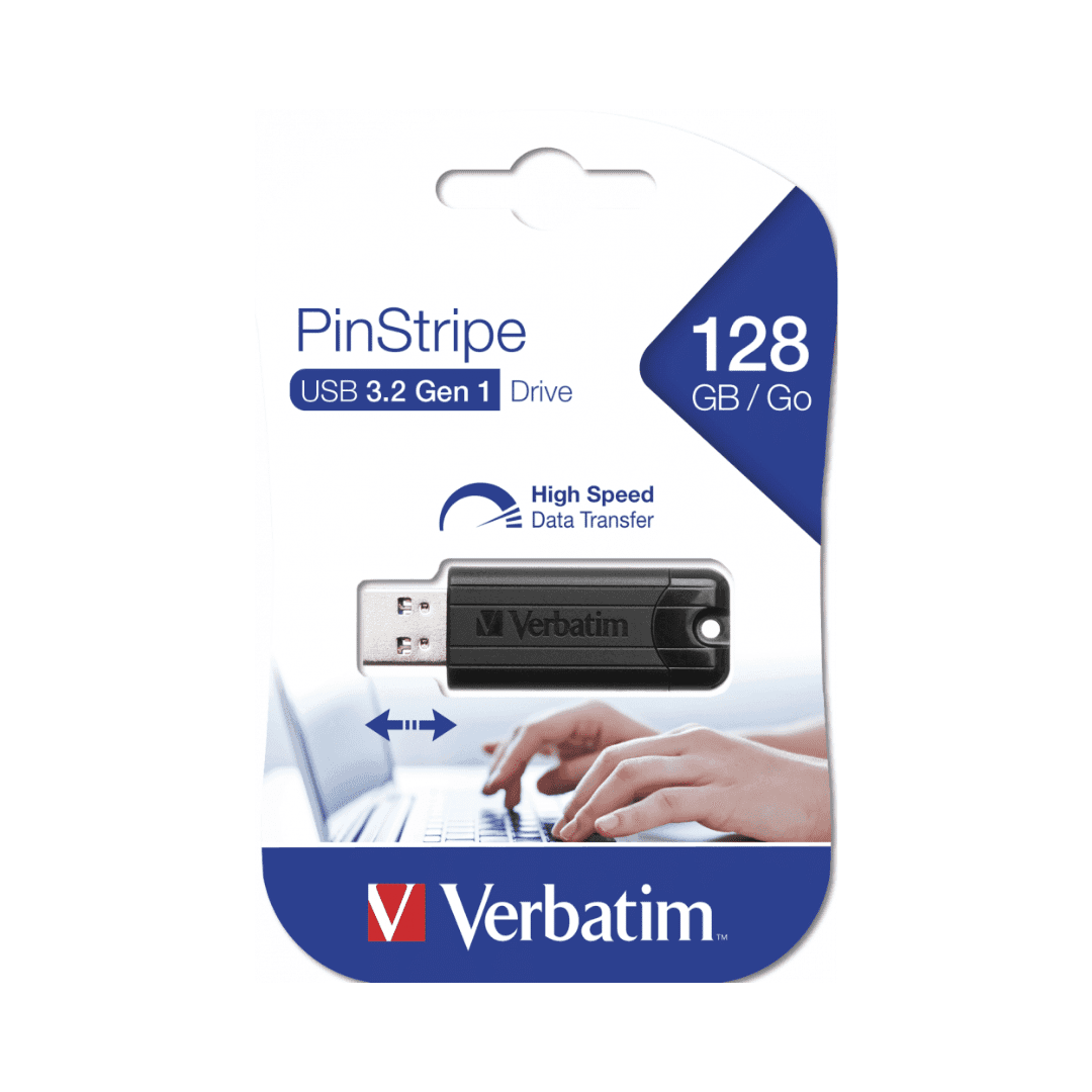 VERBATIM Clé USB PINSTRIPE 128 GB (49319) Alternate