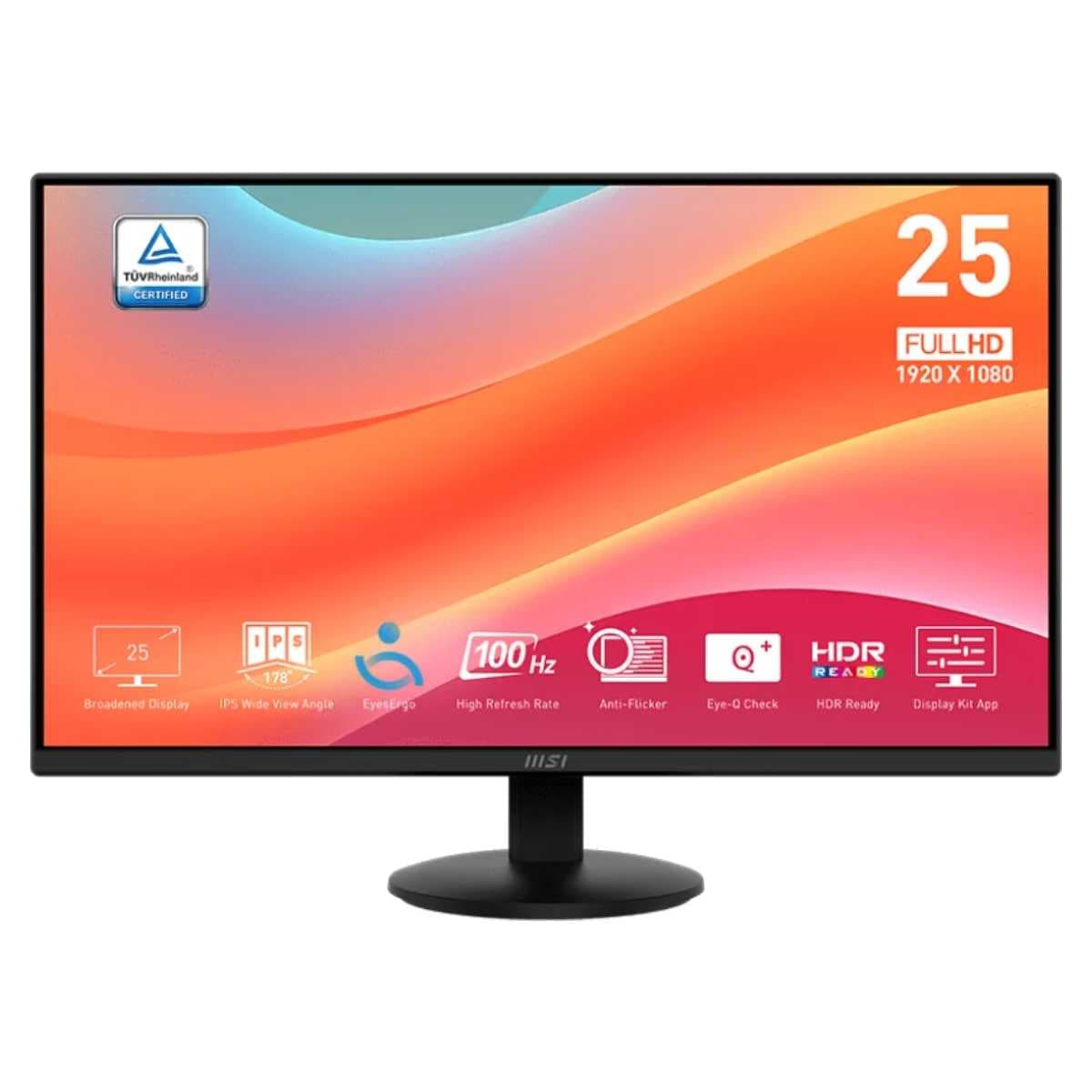 MSI Pro Écran MP252L 24.5&Prime; IPS Full-HD 100HZ