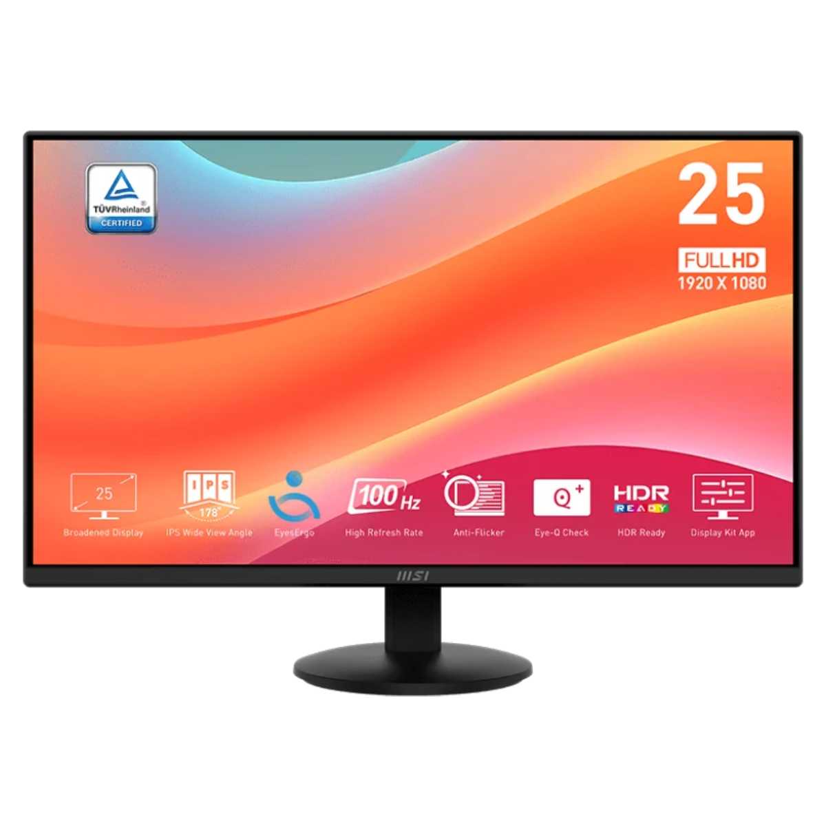 MSI Pro Écran MP252L 24.5″ IPS Full-HD 100HZ - Image 1