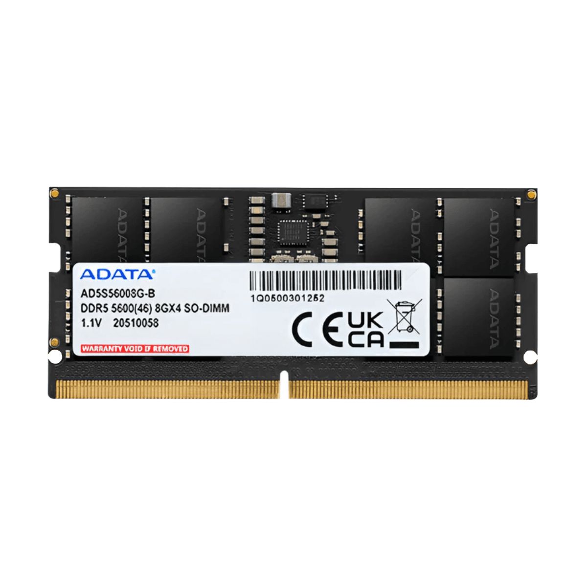 ADATA Barrette mémoire 8GB DDR5 5600 MT/S SO-DIMM Laptop - Image 2