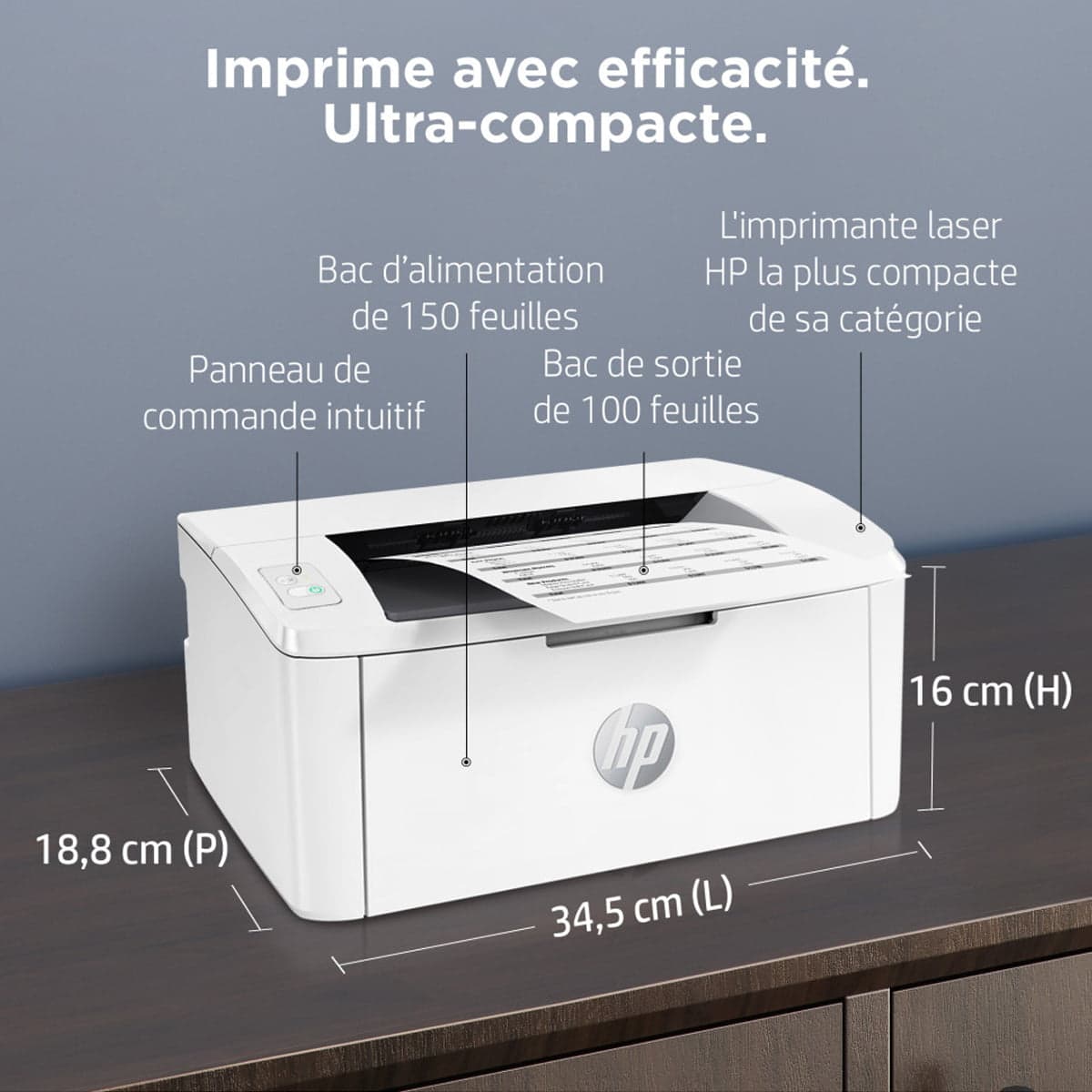 Imprimante laser monochrome HP LaserJet Pro M111w (7MD68A) - Image 4