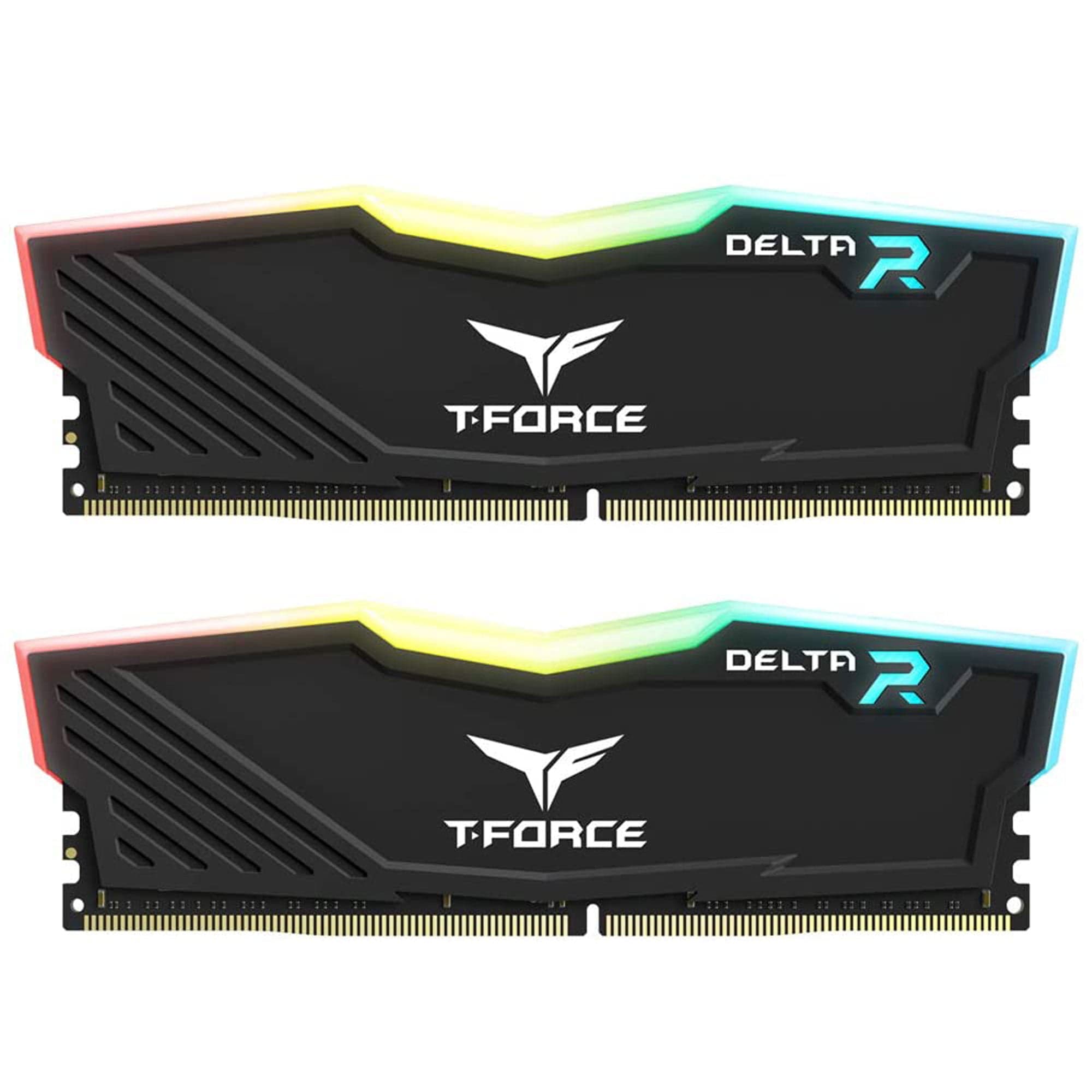 TeamGroup T-Force Delta RGB 32GB (2x16GB) DDR4 3200MHz (Noir) - Image 1