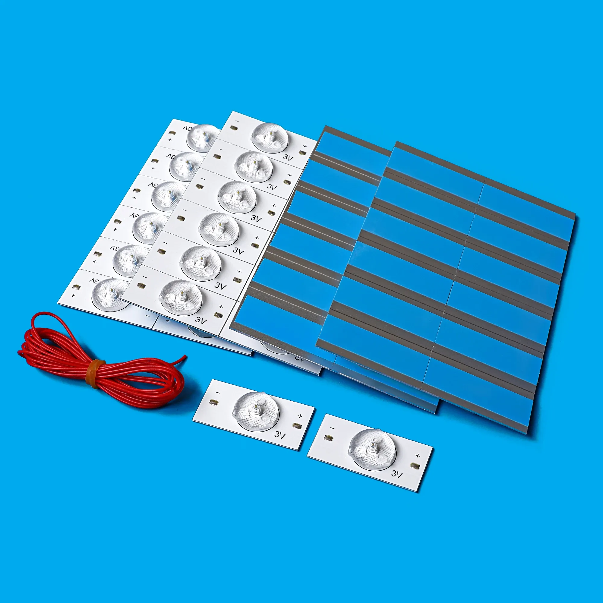 LEDs SMD 3V/6V avec lentilles optiques pour réparation de rétroéclairage TV 32-75" et câble de 2 m slide 4
