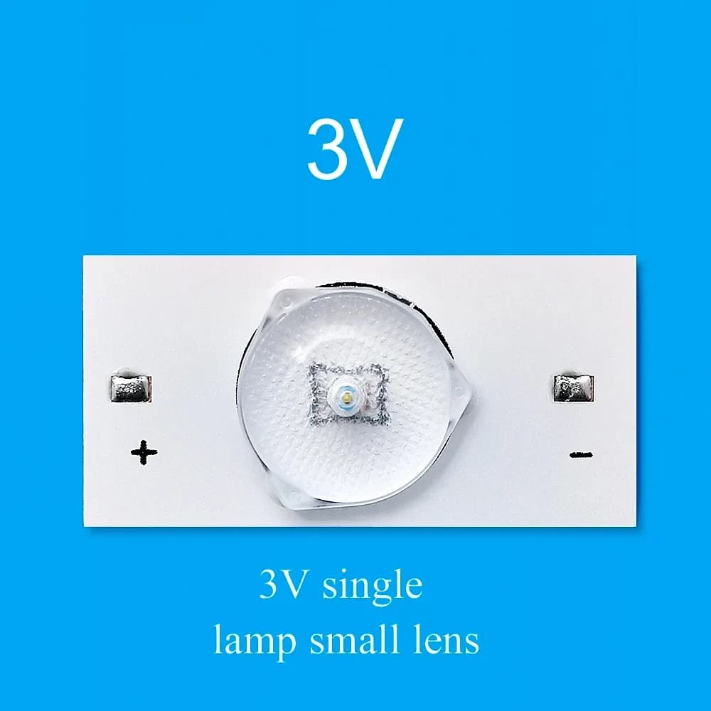 LEDs SMD 3V/6V avec lentilles optiques pour réparation de rétroéclairage TV 32-75" et câble de 2 m slide 9