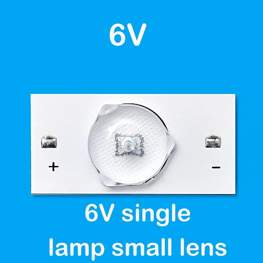 LEDs SMD 3V/6V avec lentilles optiques pour réparation de rétroéclairage TV 32-75" et câble de 2 m slide 10