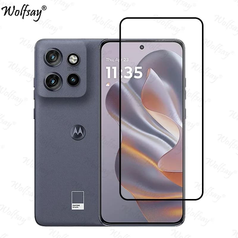 Protecteur d'écran en verre trempé pour Motorola Edge 50 Neo - Couverture complète slide 7