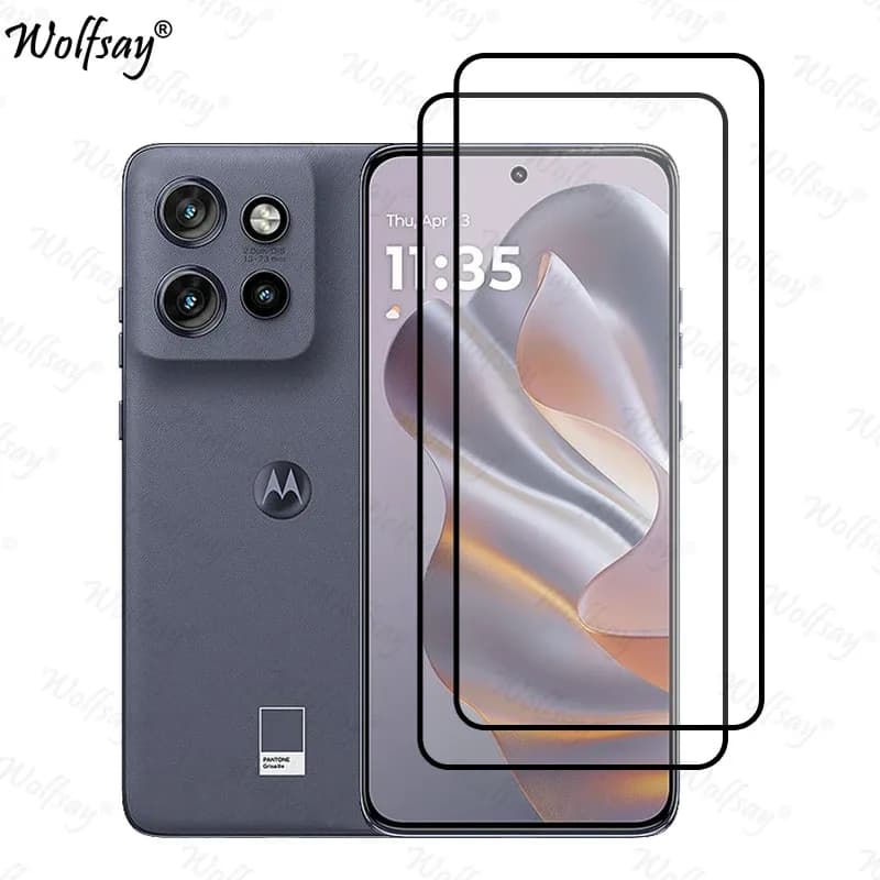 Protecteur d'écran en verre trempé pour Motorola Edge 50 Neo - Couverture complète slide 9