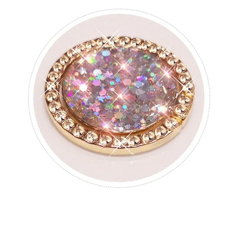 Support bague rotatif à paillettes pour smartphone - Image 6