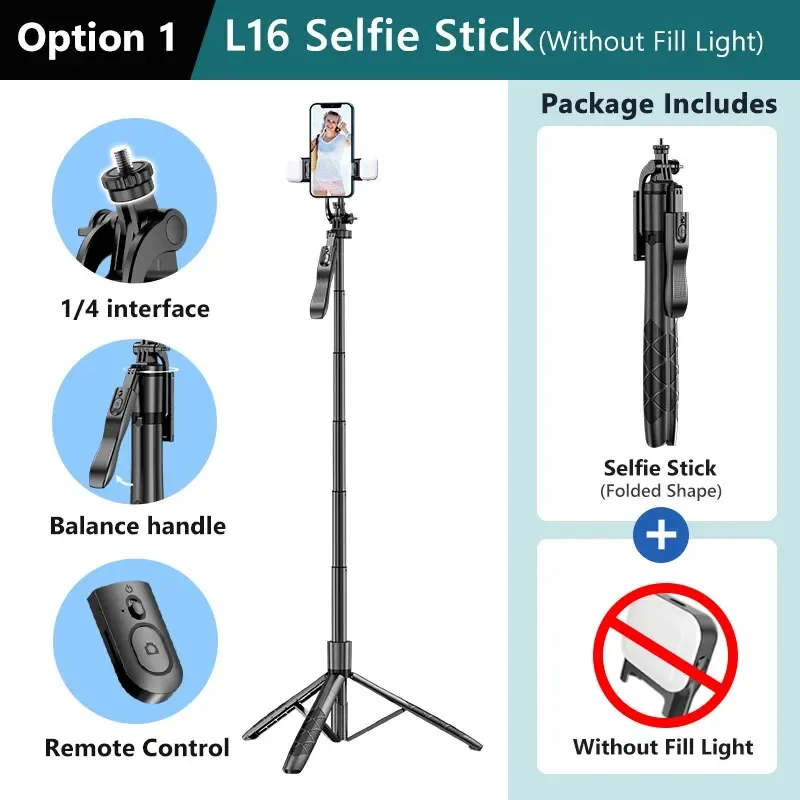 Trépied Perche Selfie Sans Fil KEELEAD L16 (1530 mm) Pliable pour Smartphones et Caméras d'Action slide 8