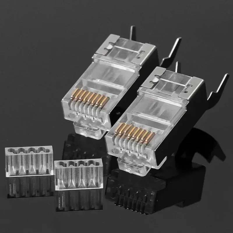 Connecteurs RJ45 Blindés Cat7/Cat6/Cat5 - Fiches 8P8C Plaquées Or slide 2