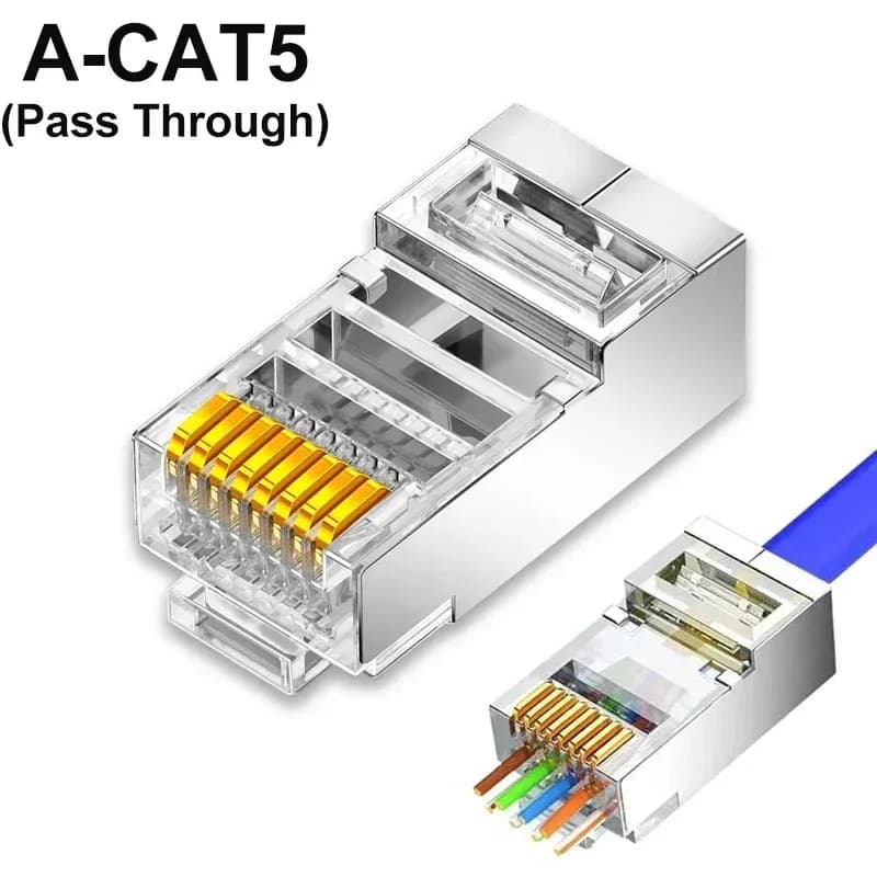 Connecteurs RJ45 Blindés Cat7/Cat6/Cat5 - Fiches 8P8C Plaquées Or slide 10