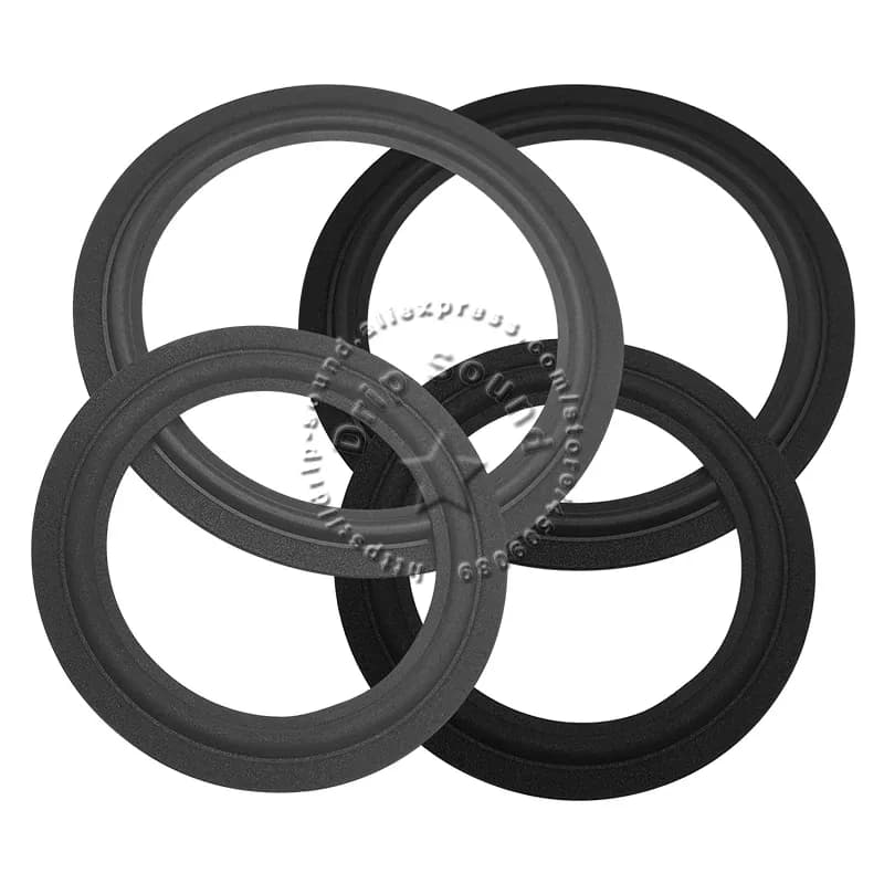 Lot de 2 suspensions en mousse pour haut-parleur woofer (4,5 à 10 pouces)