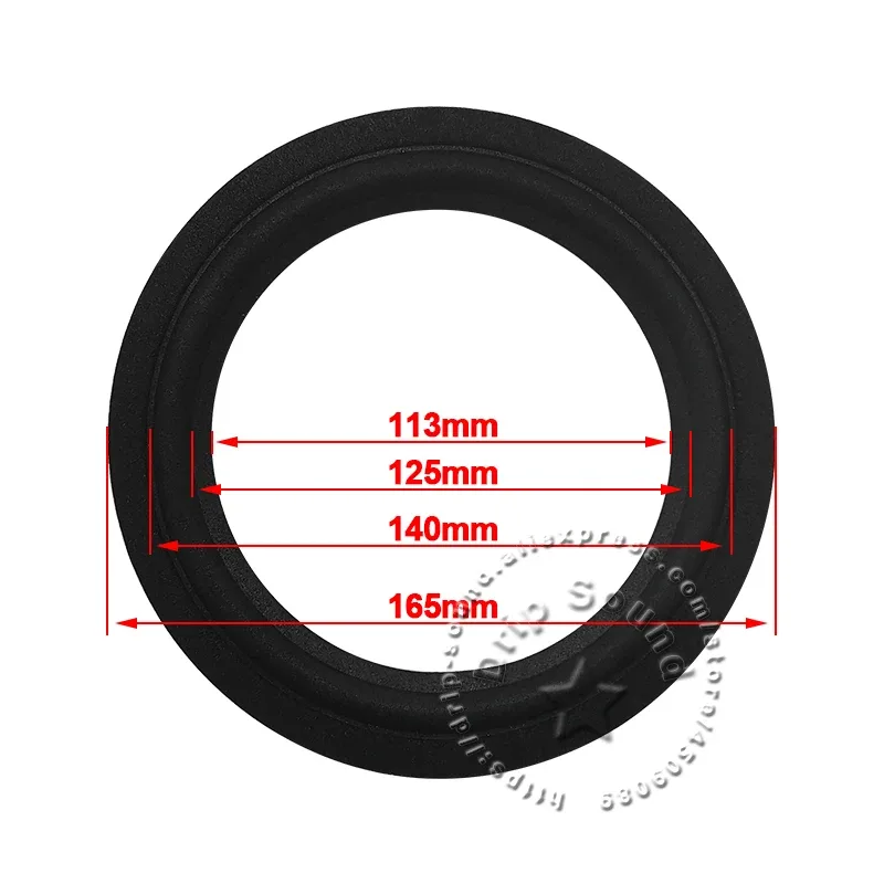Lot de 2 suspensions en mousse pour haut-parleur woofer (4,5 à 10 pouces) slide 8