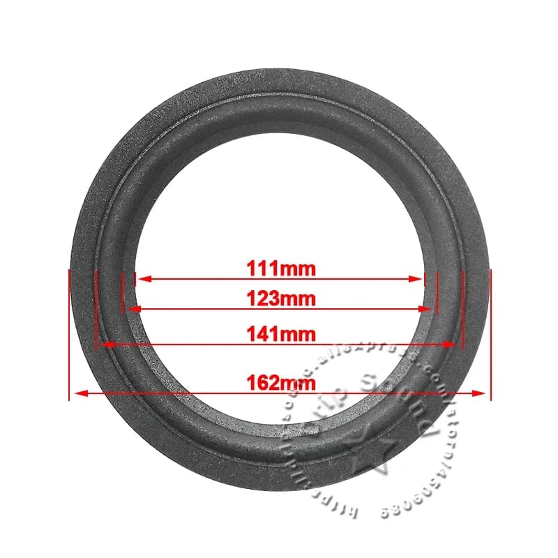 Lot de 2 suspensions en mousse pour haut-parleur woofer (4,5 à 10 pouces) slide 7