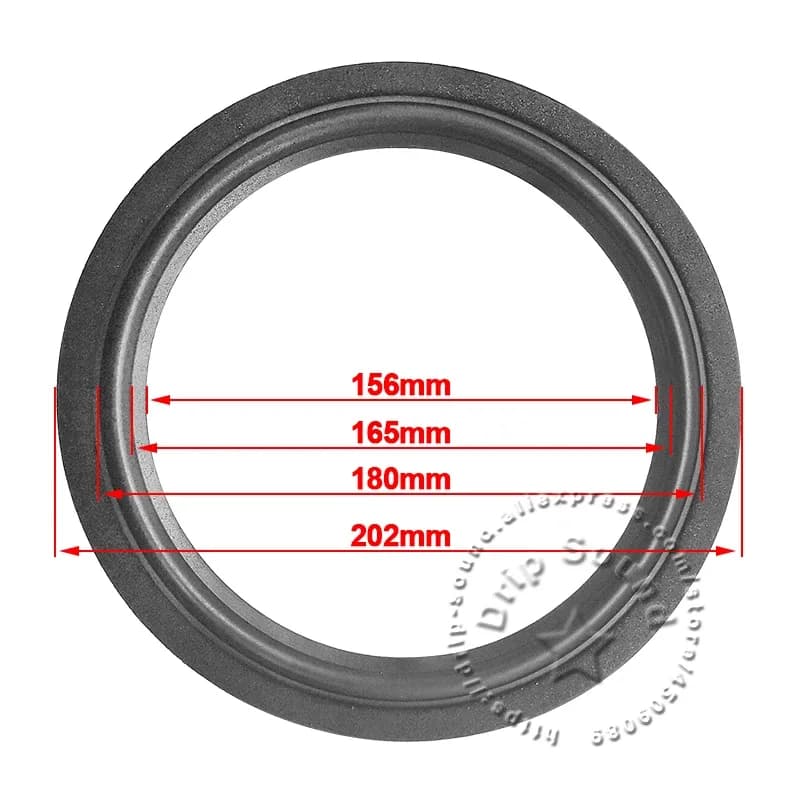 Lot de 2 suspensions en mousse pour haut-parleur woofer (4,5 à 10 pouces) slide 12