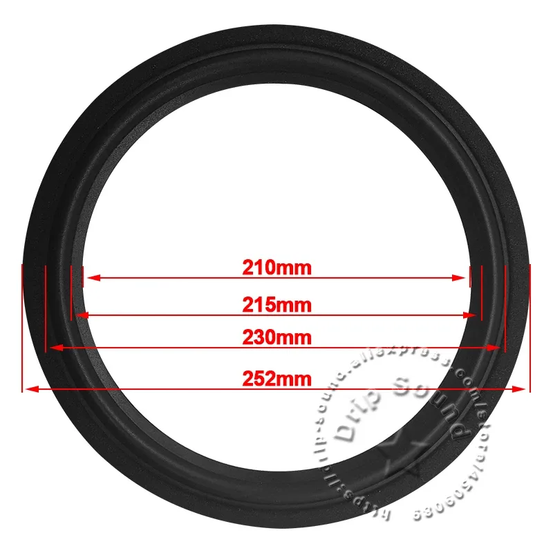 Lot de 2 suspensions en mousse pour haut-parleur woofer (4,5 à 10 pouces) slide 13