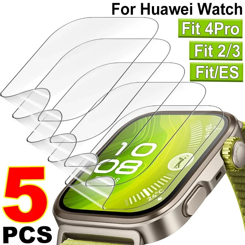 Film de protection d'écran Hydrogel TPU pour Huawei Watch Fit 2 / 3 / 4 / Pro / ES
