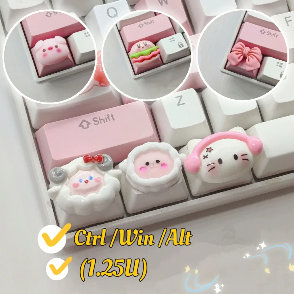 Touche de clavier personnalisée 1.25U (Ctrl/FN/Alt) - Style dessin animé pour clavier mécanique - Image 1