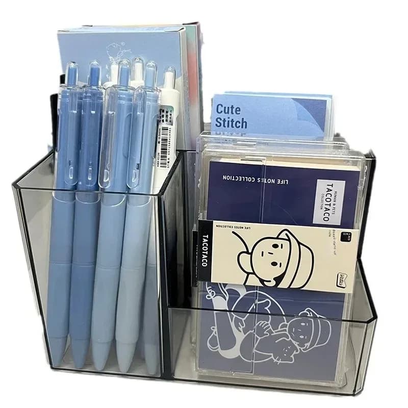 Porte-stylo transparent multifonction slide 5