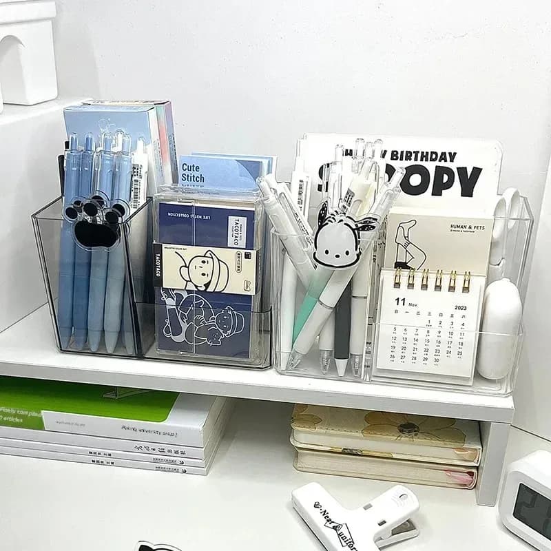 Porte-stylo transparent multifonction slide 3