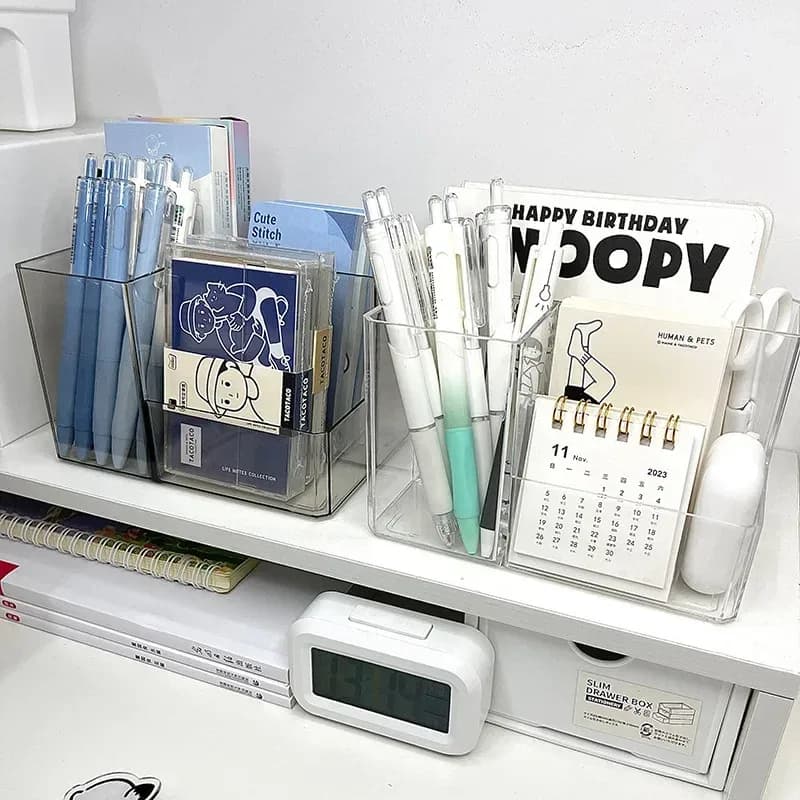 Porte-stylo transparent multifonction slide 2