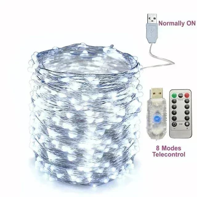 Guirlande lumineuse LED USB avec télécommande et 8 modes d'éclairage (5m à 30m) slide 13