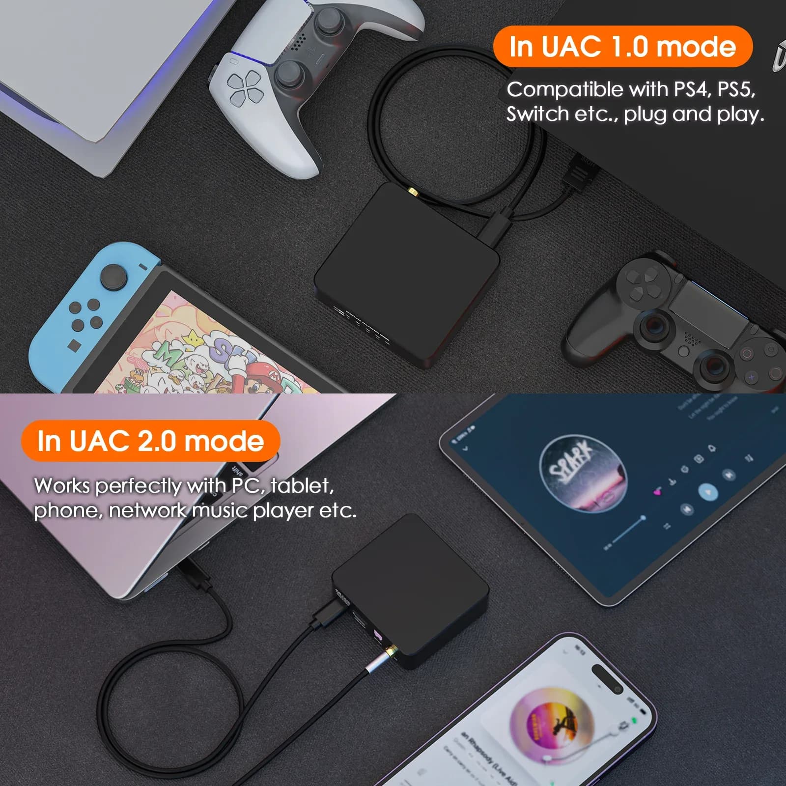 Interface Numérique USB Douk Audio U2PRO : Convertisseur DDC XMOS XU316, Sorties Optique/Coaxiale/I2S pour DAC, PS5 et Switch slide 5