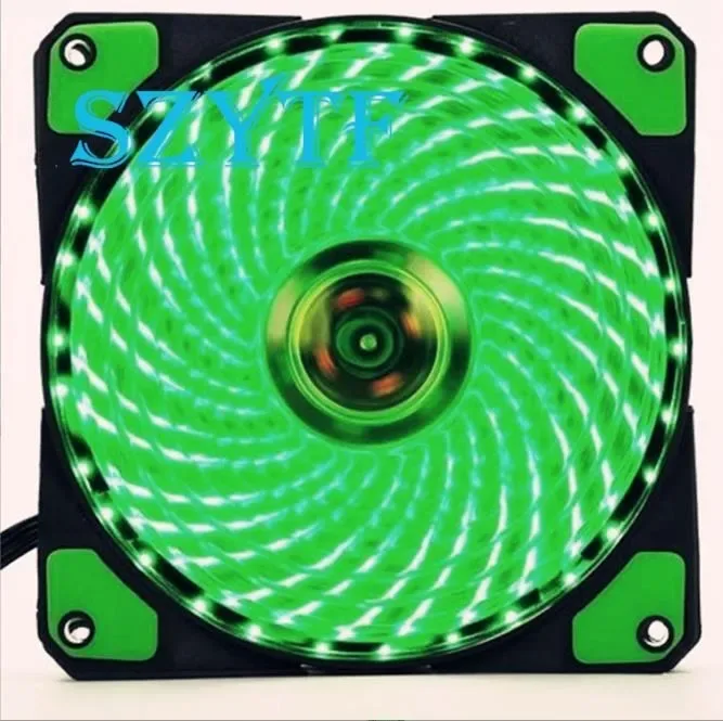 Ventilateur de boîtier PC silencieux 120mm à LED - 3 Broches / 12V DC slide 5