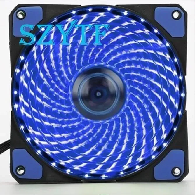 Ventilateur de boîtier PC silencieux 120mm à LED - 3 Broches / 12V DC slide 2