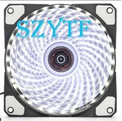 Ventilateur de boîtier PC silencieux 120mm à LED - 3 Broches / 12V DC slide 4