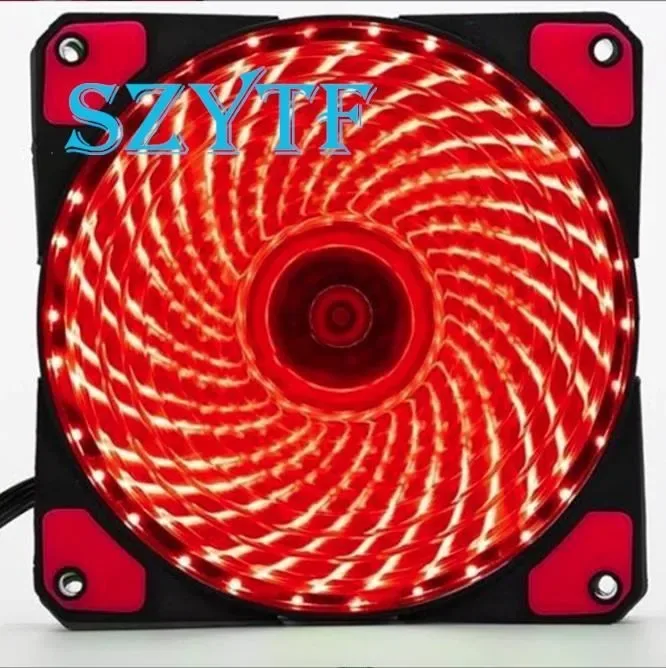 Ventilateur de boîtier PC silencieux 120mm à LED - 3 Broches / 12V DC slide 3