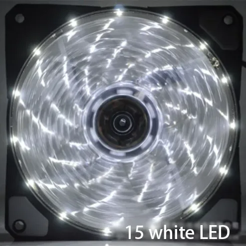 Ventilateur de boîtier PC silencieux 120mm à LED - 3 Broches / 12V DC slide 9