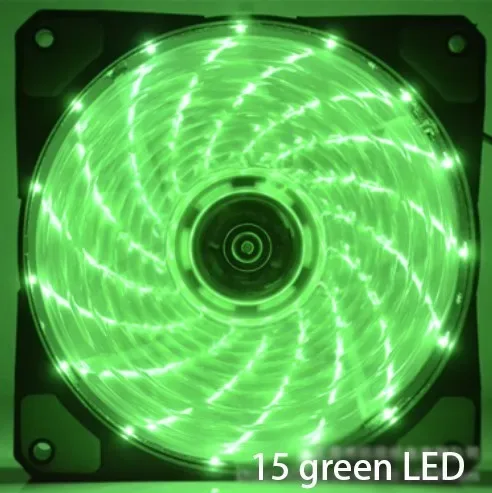 Ventilateur de boîtier PC silencieux 120mm à LED - 3 Broches / 12V DC slide 7