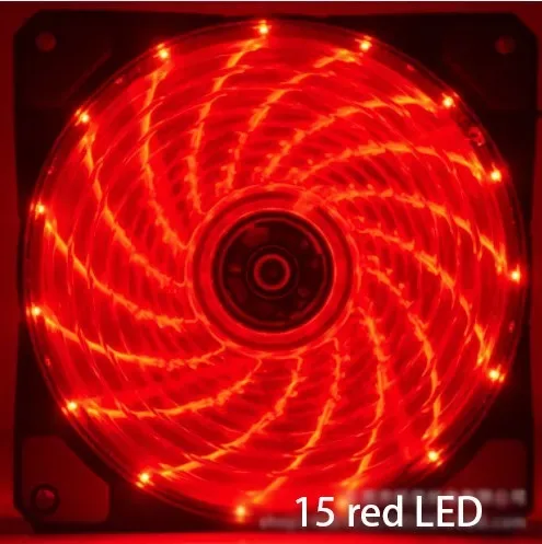 Ventilateur de boîtier PC silencieux 120mm à LED - 3 Broches / 12V DC slide 6