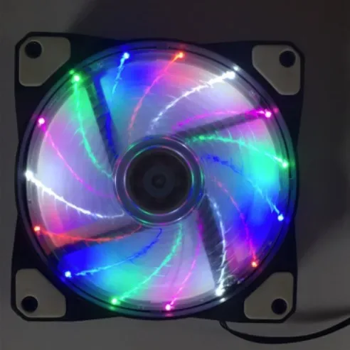 Ventilateur de boîtier PC silencieux 120mm à LED - 3 Broches / 12V DC slide 13
