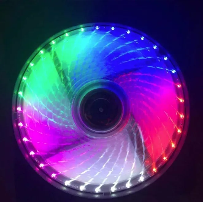 Ventilateur de boîtier PC silencieux 120mm à LED - 3 Broches / 12V DC slide 15