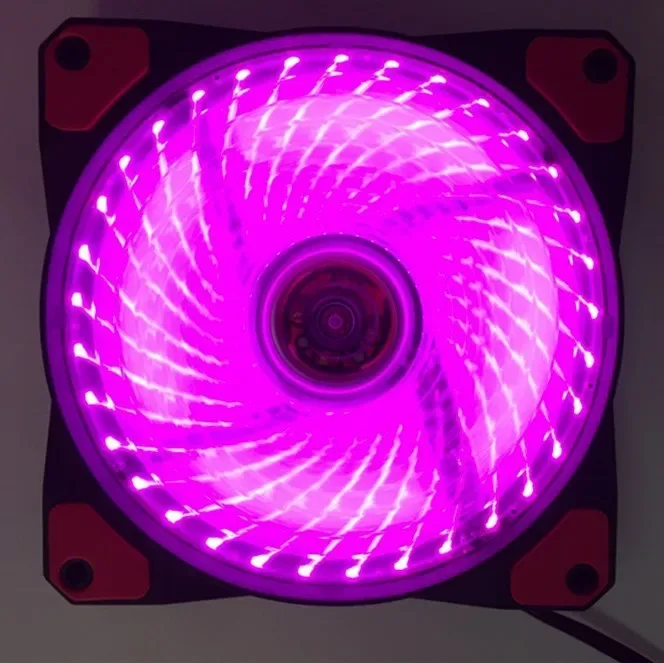 Ventilateur de boîtier PC silencieux 120mm à LED - 3 Broches / 12V DC slide 14