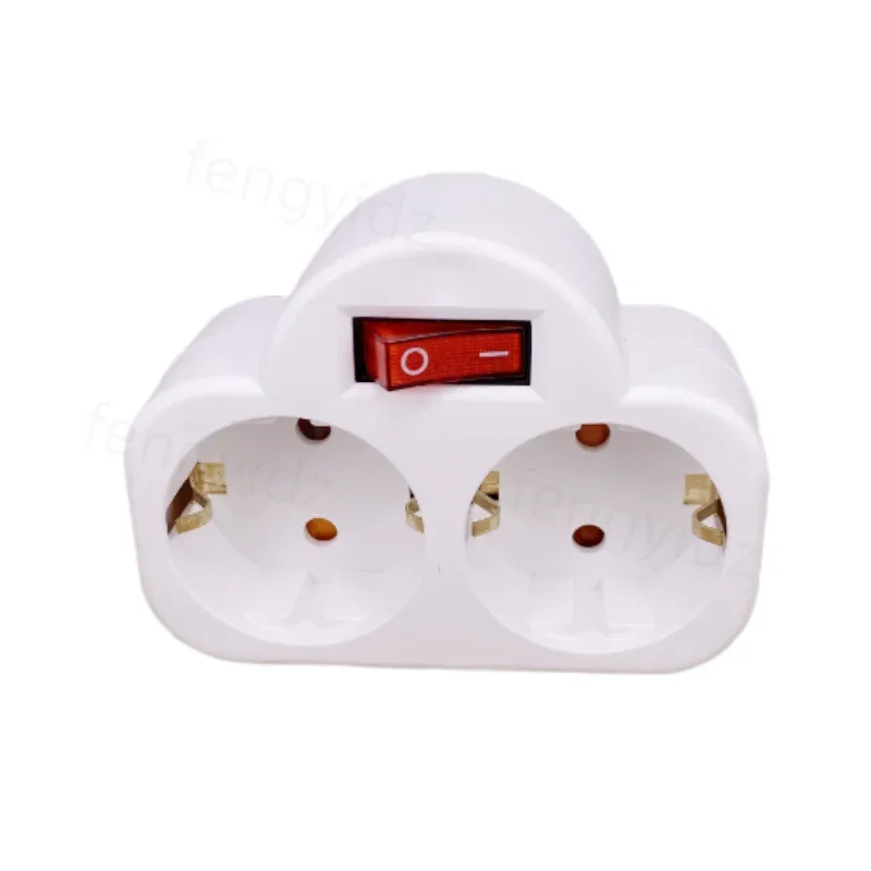 Adaptateur de prise avec interrupteur marche/arrêt 16A 250V - Standard Européen - Image 2