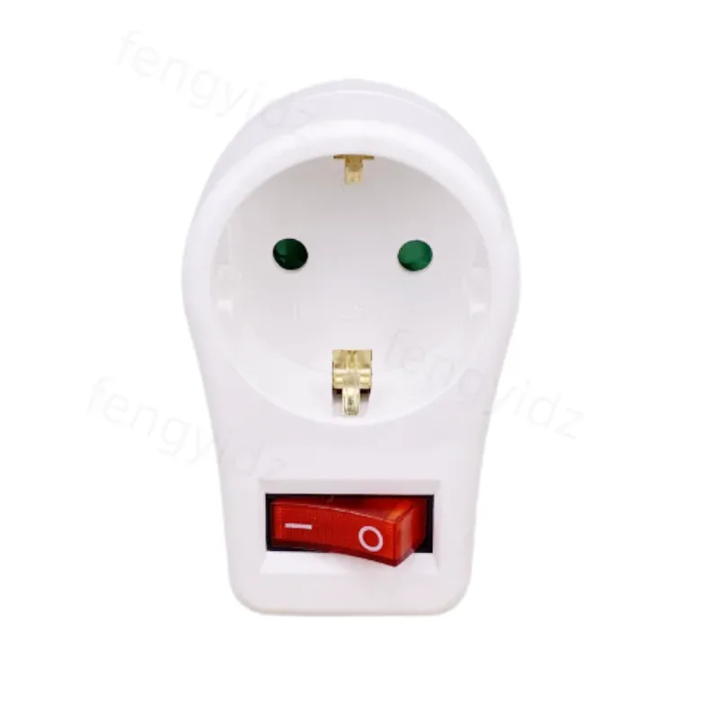 Adaptateur de prise avec interrupteur marche/arrêt 16A 250V - Standard Européen slide 9