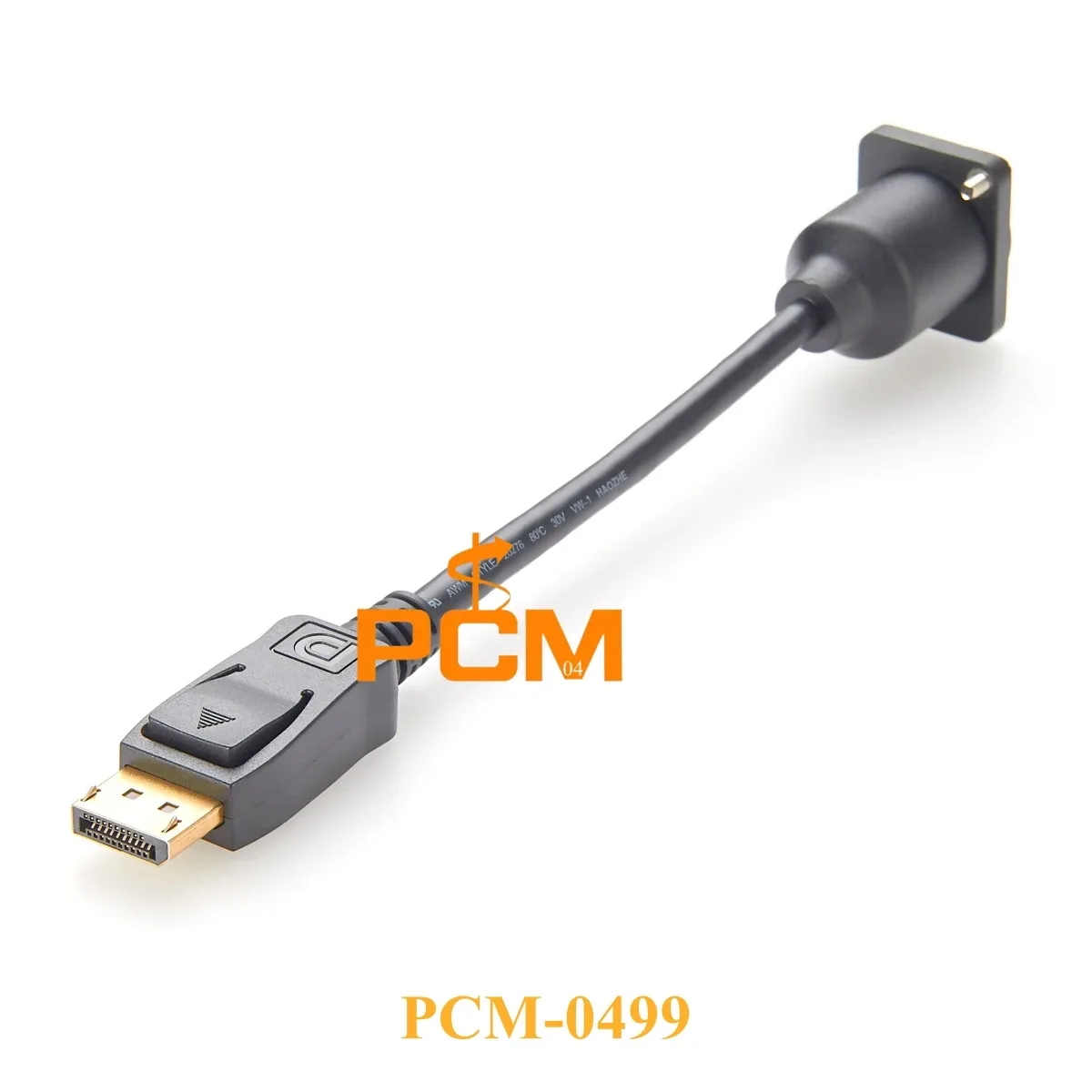 Câble DisplayPort 1.4 encastrable série D (Mâle vers Femelle) - 4K - Image 2