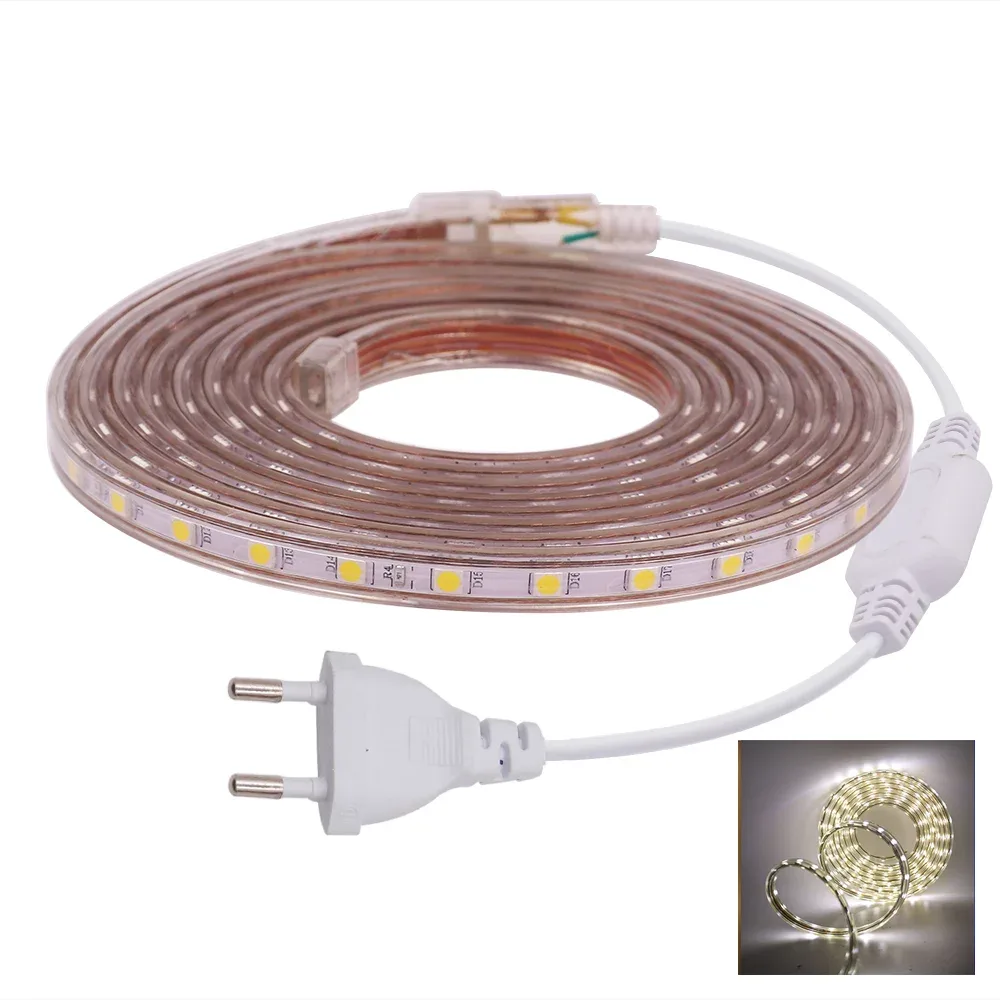 Ruban LED RGB 5050 220V Haute Luminosité - Étanche IP67 avec Télécommande slide 12