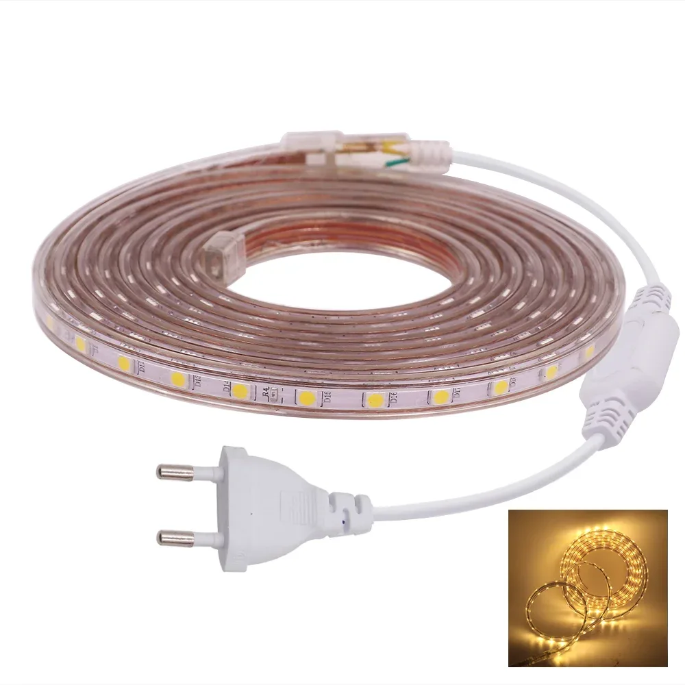 Ruban LED RGB 5050 220V Haute Luminosité - Étanche IP67 avec Télécommande slide 10
