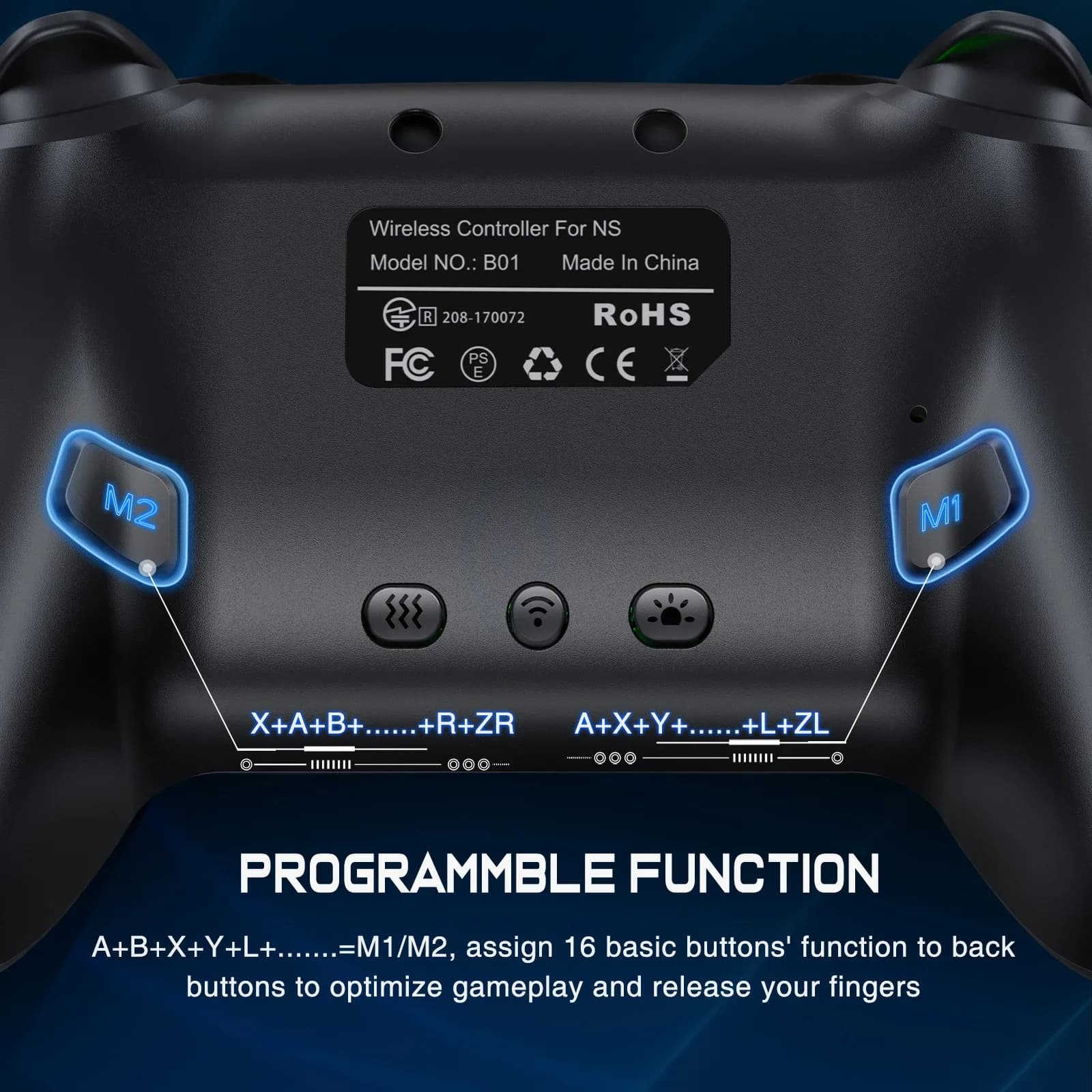 Manette de jeu sans fil Dinofire pour Switch, OLED, Lite, PC, Android et iOS - Image 3
