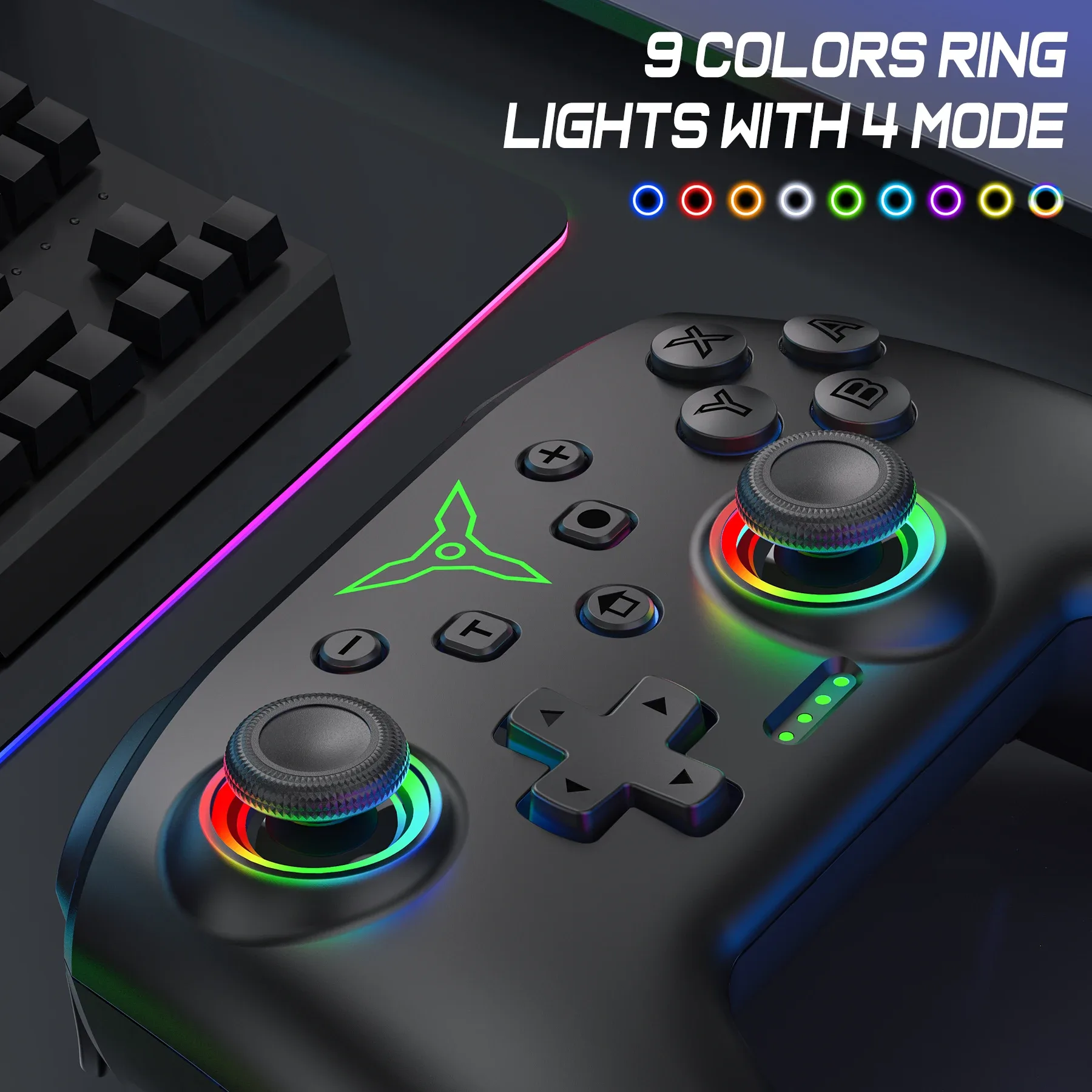 Manette de jeu sans fil Dinofire pour Switch, OLED, Lite, PC, Android et iOS - Image 5
